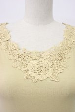 画像5: axes femme / レースタンクトップ M カラシ T-26-03-14-004-AX-TO-SA-ZT645 (5)