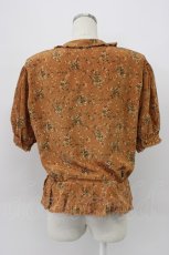 画像2: KANEKO ISAO / ピンタック使い小花柄シャツ  オレンジ系 T-26-03-14-005-EL-BL-OW-ZT646 (2)