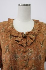 画像6: KANEKO ISAO / ピンタック使い小花柄シャツ  オレンジ系 T-26-03-14-005-EL-BL-OW-ZT646 (6)