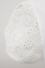 画像3: Jane Marple / フラワーレース半袖カットソー  白 T-26-03-14-001-JM-TO-SA-ZT (3)