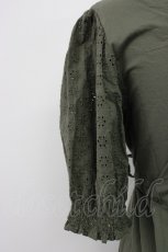 画像4: axes femme / 後ろレースアップチュニック M グリーン T-26-03-14-007-AX-TO-SA-ZT (4)