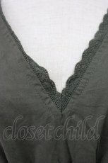 画像5: axes femme / 後ろレースアップチュニック M グリーン T-26-03-14-007-AX-TO-SA-ZT (5)