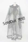noir kei ninomiya / ナイロンチュールコート S 黒 T-26-03-14-008-PU-CO-SA-ZT