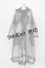 noir kei ninomiya / ナイロンチュールコート S 黒 T-26-03-14-008-PU-CO-SA-ZT