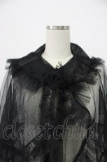 画像4: noir kei ninomiya / ナイロンチュールコート S 黒 T-26-03-14-008-PU-CO-SA-ZT (4)