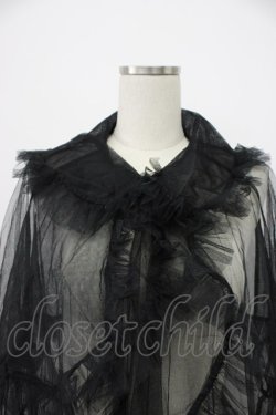 画像4: noir kei ninomiya / ナイロンチュールコート S 黒 T-26-03-14-008-PU-CO-SA-ZT