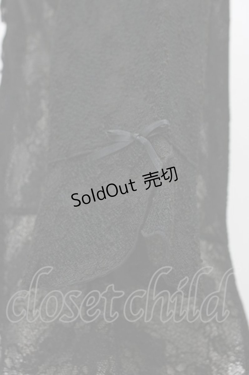 画像4: INGEBORG / プチリボン使いレースプルオーバー M クロ T-26-03-14-009-LO-TO-OW-ZT (4)