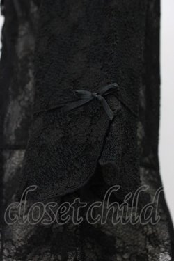 画像4: INGEBORG / プチリボン使いレースプルオーバー M クロ T-26-03-14-009-LO-TO-OW-ZT