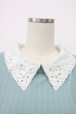 画像5: axes femme / レース襟プルオーバー M グリーン T-26-03-14-010-AX-TO-SA-ZT646 (5)