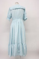 画像2: m petit by misako / TT*Mギンガムチェック半袖ワンピース L サックスチェック T-26-03-14-012-LO-OP-SA-ZT (2)