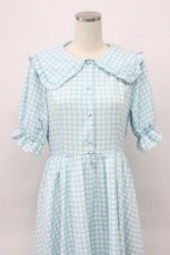 画像4: m petit by misako / TT*Mギンガムチェック半袖ワンピース L サックスチェック T-26-03-14-012-LO-OP-SA-ZT (4)