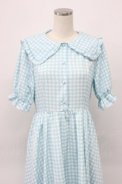 画像4: m petit by misako / TT*Mギンガムチェック半袖ワンピース L サックスチェック T-26-03-14-012-LO-OP-SA-ZT