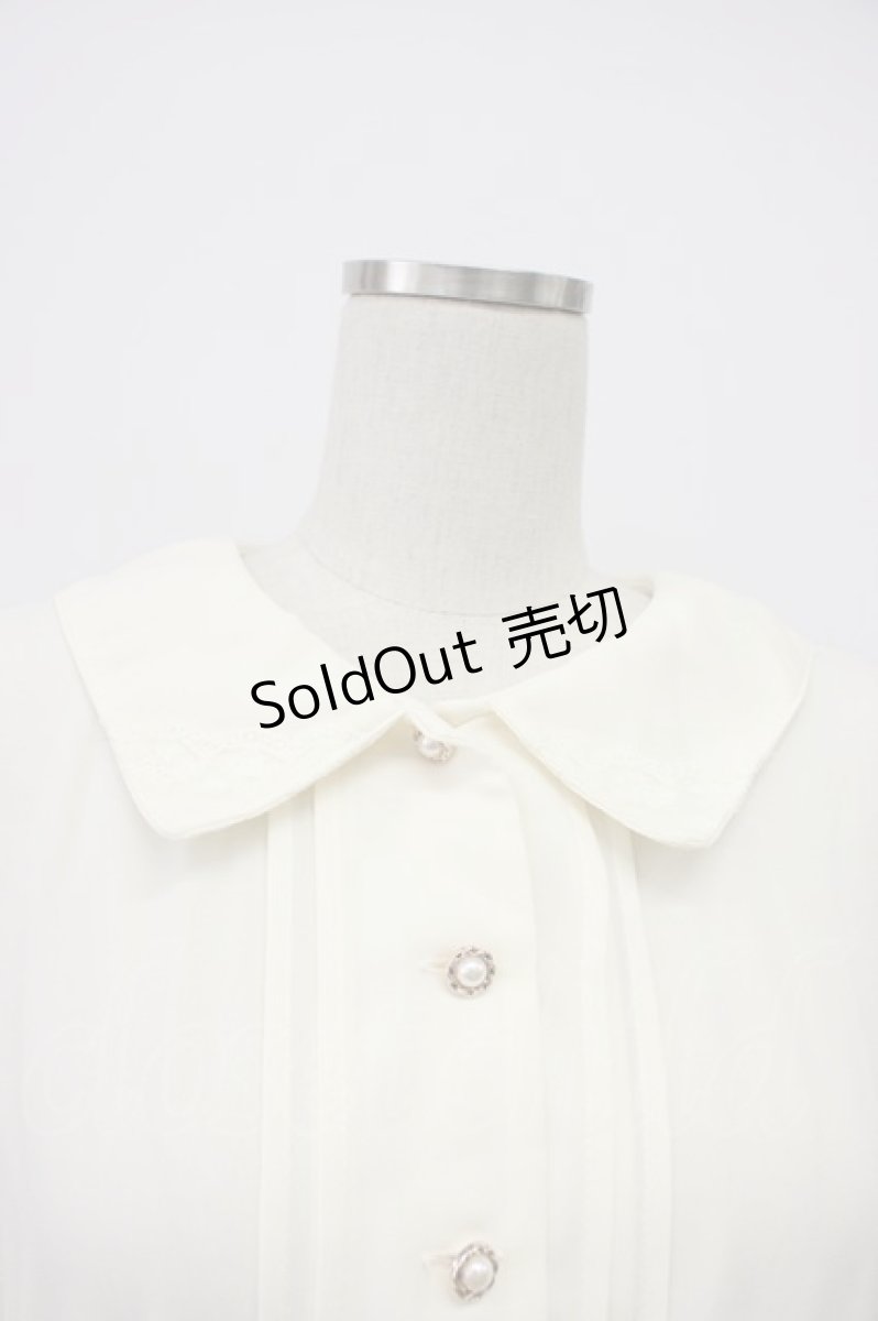 画像4: axes femme / フラワーレース切り替えワンピース  アイボリーＸグリーン T-26-03-14-013-AX-OP-SA-ZT646 (4)