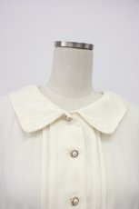 画像4: axes femme / フラワーレース切り替えワンピース  アイボリーＸグリーン T-26-03-14-013-AX-OP-SA-ZT646 (4)