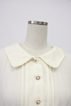 画像4: axes femme / フラワーレース切り替えワンピース  アイボリーＸグリーン T-26-03-14-013-AX-OP-SA-ZT