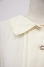 画像5: axes femme / フラワーレース切り替えワンピース  アイボリーＸグリーン T-26-03-14-013-AX-OP-SA-ZT646 (5)