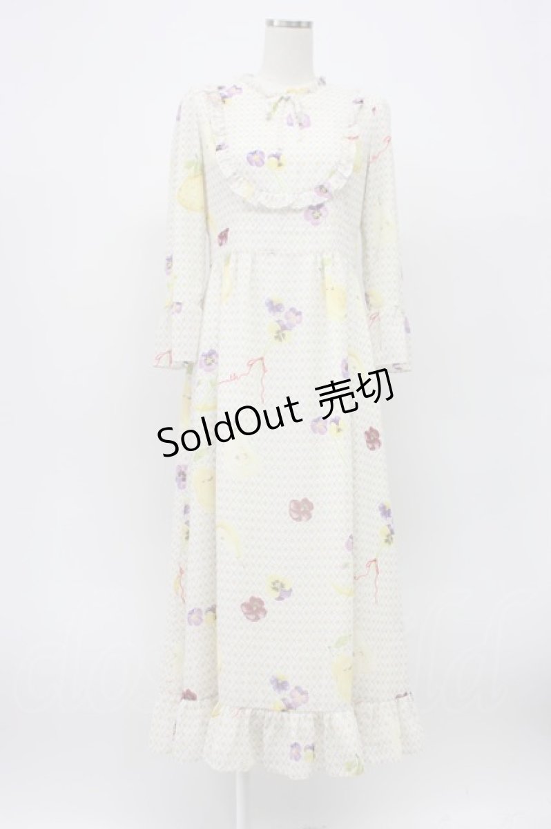 画像1: MILK / ベルベットムーンロングドレス  ホワイト T-26-03-14-016-ML-OP-SA-ZT (1)