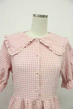 画像4: m petit by misako / ギンガムチェックワンピース L ピンクチェック T-26-03-14-018-LO-OP-SA-ZT
