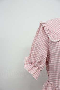 画像5: m petit by misako / ギンガムチェックワンピース L ピンクチェック T-26-03-14-018-LO-OP-SA-ZT