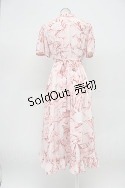 画像2: MILK / ローブ ド リボンドレス  ピンク T-26-03-14-019-ML-OP-SA-ZT