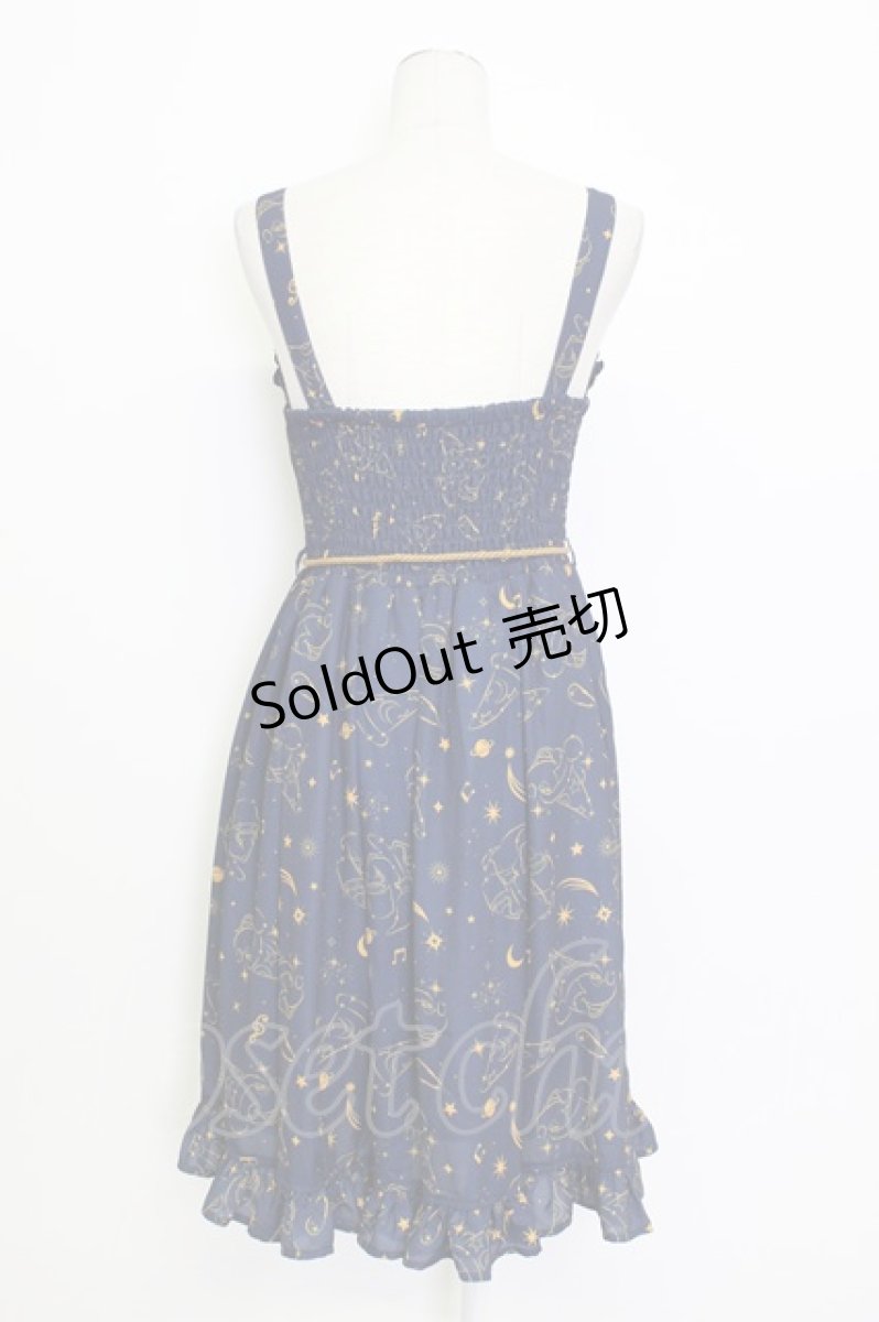 画像2: axes femme kawaii / 【Disney】ファンタジア/ワンピース M ネイビー T-26-03-15-019-AX-OP-SA-ZT (2)