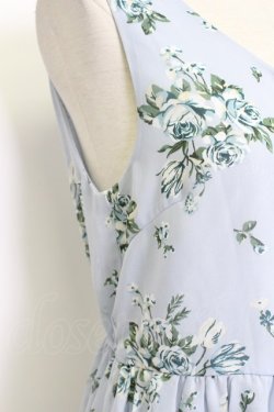 画像4: axes femme / 花柄ワンピース M サックス T-26-03-15-022-AX-OP-SA-ZT