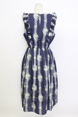 画像2: axes femme / 花柄ワンピース M ネイビー T-26-03-15-023-AX-OP-SA-ZT