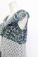 画像3: axes femme / 花柄レース切替ロングワンピース M ブルー T-26-03-15-024-AX-OP-SA-ZT (3)
