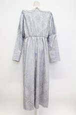 画像2: Lovely Tency / おこめ にぎにぎ丸コラボ/ジャガード風ワンピース 3L グレーＸ白 T-26-03-15-025-GO-OP-SA-ZT459 (2)
