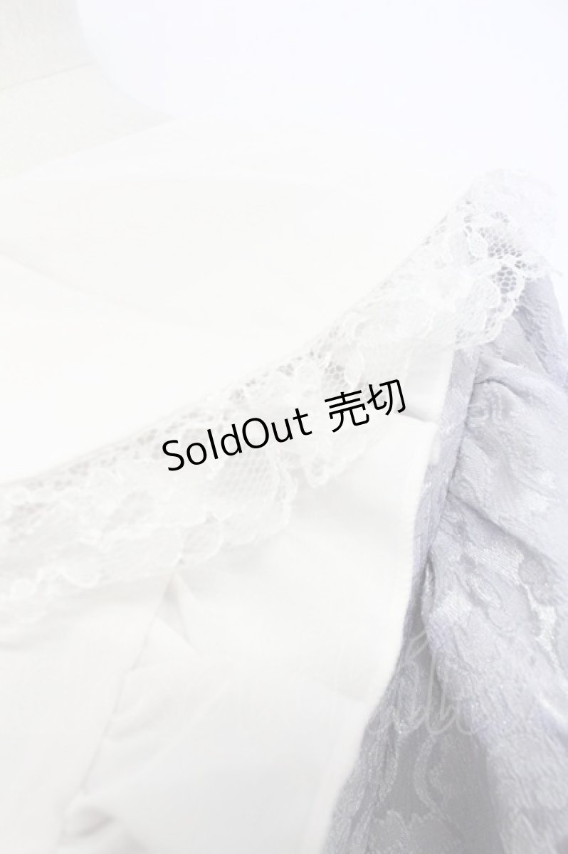 画像5: Lovely Tency / おこめ にぎにぎ丸コラボ/ジャガード風ワンピース 3L グレーＸ白 T-26-03-15-025-GO-OP-SA-ZT459 (5)