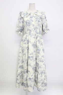 画像1: m petit by misako / トワルドジュイワンピース M アイボリー T-26-03-15-026-LO-OP-SA-ZT