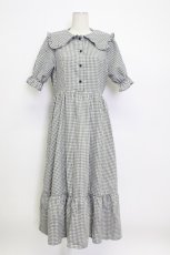 画像1: m petit by misako / AM*ギンガムCHKワンピース L 黒Ｘ白チェック T-26-03-15-027-LO-OP-SA-ZT459 (1)