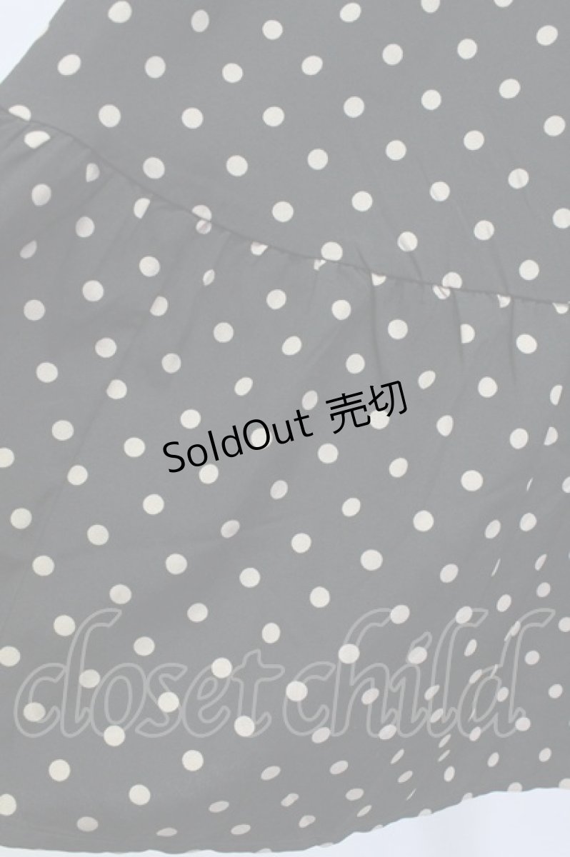 画像5: m petit by misako / 梨地水玉半袖ワンピース M 黒 T-26-03-15-029-LO-OP-SA-ZT (5)