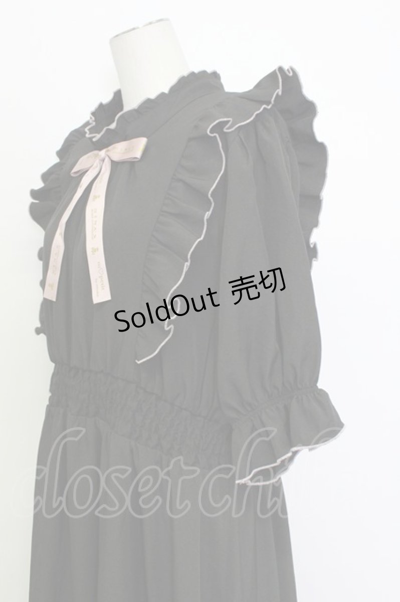 画像3: m petit by misako / NINA'SコラボAMハイショクメローワンピース 4L 黒Ｘピンク T-26-03-15-030-LO-OP-SA-ZT (3)