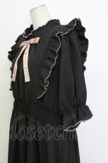 画像3: m petit by misako / NINA'SコラボAMハイショクメローワンピース 4L 黒Ｘピンク T-26-03-15-030-LO-OP-SA-ZT (3)