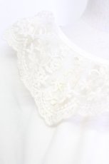 画像4: m petit by misako / レース襟プルオーバー  アイボリー T-26-03-15-003-LO-TO-SA-ZT542 (4)