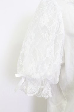 画像3: Lovely Tency / 眞白ありすコラボ/TTハンソデチョーカーBL  白 T-26-03-15-004-GO-BL-SA-ZT