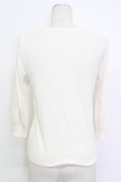 画像2: MILK / パールボタンカーデ  オフホワイト T-26-03-15-005-ML-TO-SA-ZT