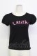 画像1: MILK / リボンロゴTシャツ  ブラック×ピンク T-26-03-15-006-ML-TS-SA-ZT (1)