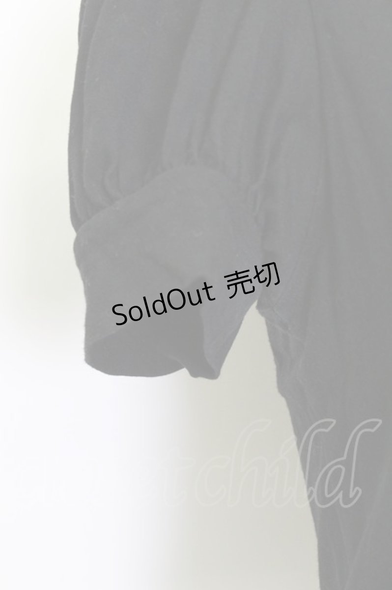 画像3: MILK / ロゴ刺繍半袖カットソー  ブラック T-26-03-15-007-ML-TO-SA-ZT542 (3)