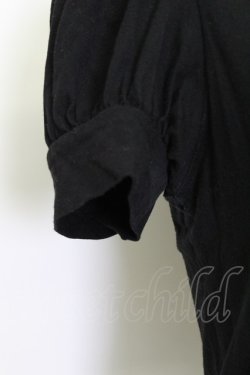 画像3: MILK / ロゴ刺繍半袖カットソー  ブラック T-26-03-15-007-ML-TO-SA-ZT