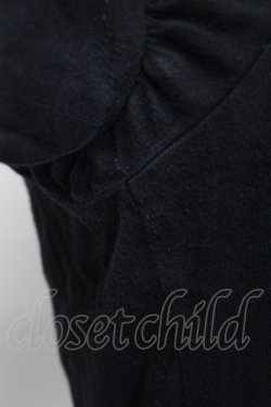 画像4: MILK / ロゴ刺繍半袖カットソー  ブラック T-26-03-15-007-ML-TO-SA-ZT