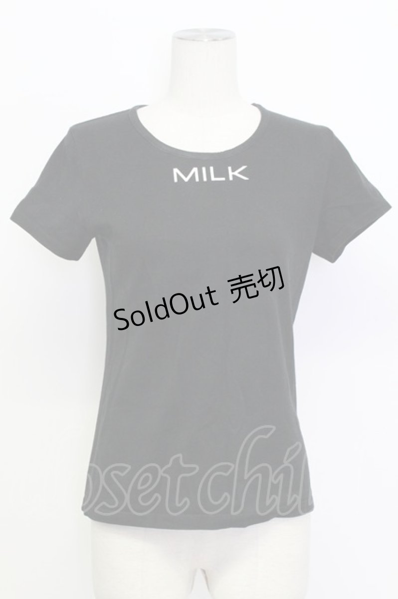 画像1: MILK / MILKロゴTee L ブラック T-26-03-15-009-ML-TO-SA-ZT542 (1)