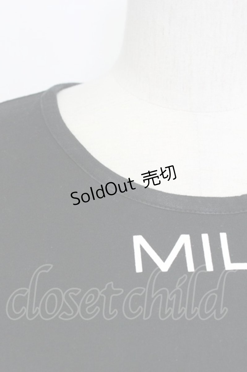 画像3: MILK / MILKロゴTee L ブラック T-26-03-15-009-ML-TO-SA-ZT542 (3)