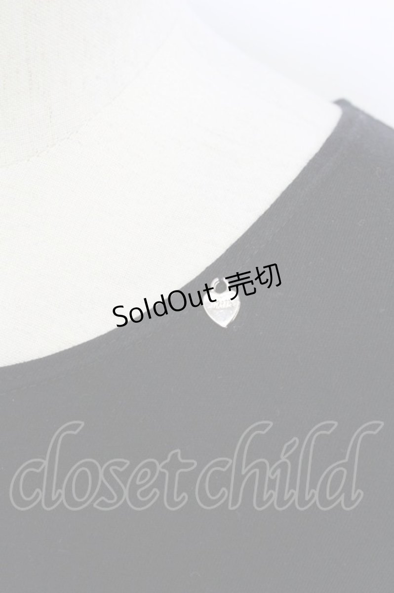 画像3: MILK / BebeハートパフTee  ブラック T-26-03-15-011-ML-TO-SA-ZT (3)