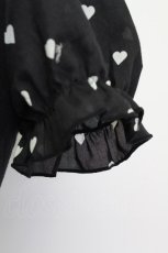 画像4: MILK / BebeハートパフTee  ブラック T-26-03-15-011-ML-TO-SA-ZT (4)