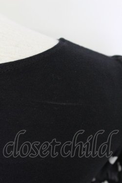 画像6: MILK / BebeハートパフTee  ブラック T-26-03-15-011-ML-TO-SA-ZT