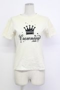 MILK / CrowningTシャツ  アイボリー T-26-03-15-002-ML-TS-SA-ZT