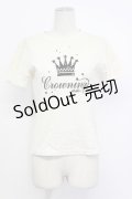 MILK / CrowningTシャツ  アイボリー T-26-03-15-002-ML-TS-SA-ZT