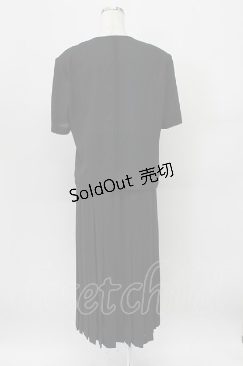 画像2: KANEKO ISAO / プリーツセットアップ  クロ T-26-03-16-019-EL-OP-OW-ZT647 (2)